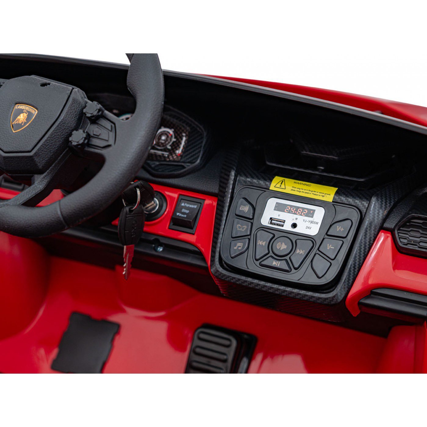 Лицензирана акумулаторна кола Lamborghini Revuelto XL, MP4, 24V7AH, 800W, EVA гуми - Image 18