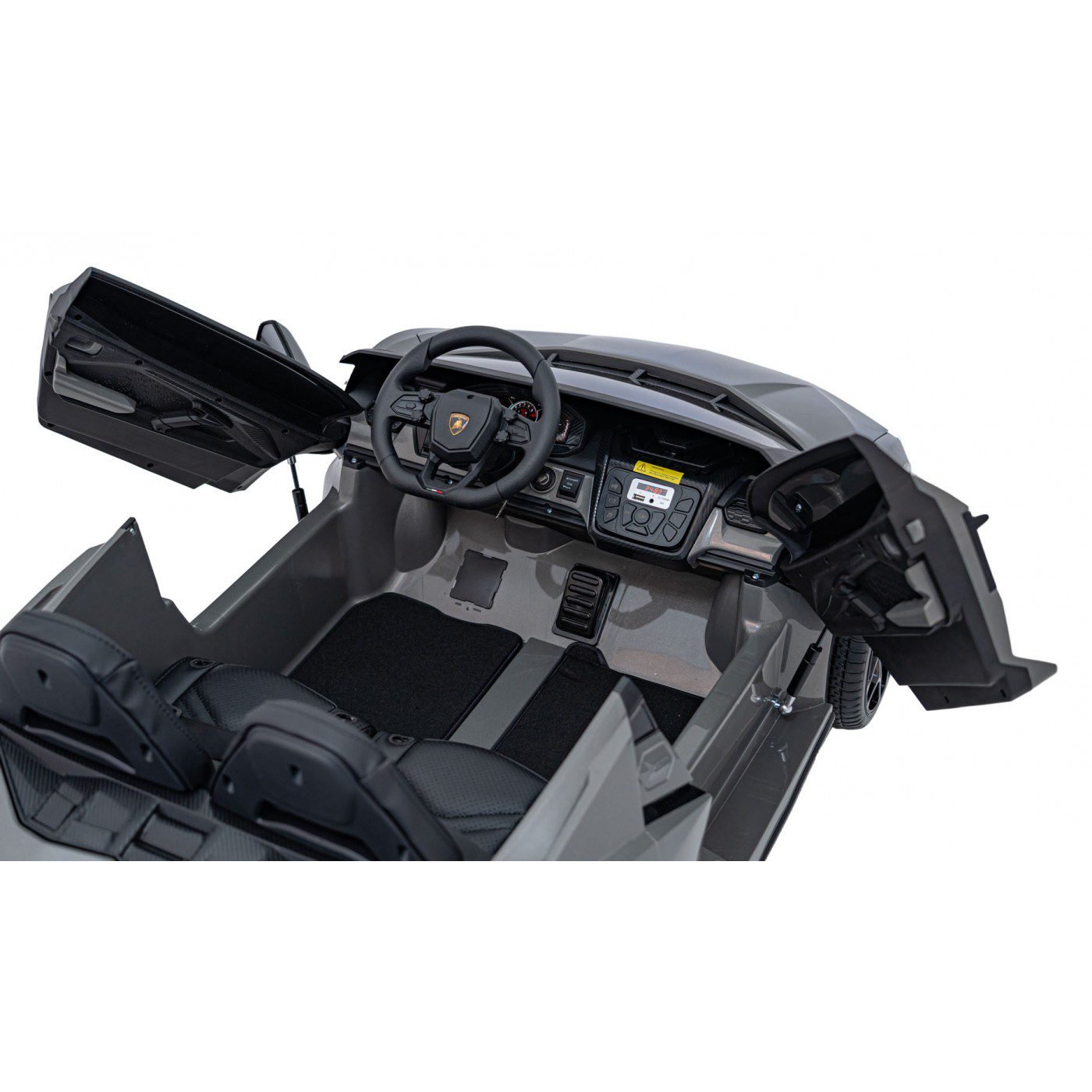 Лицензирана акумулаторна кола Lamborghini Revuelto XL, MP3, 4х4, 24V7AH, 800W, EVA гуми - Image 11