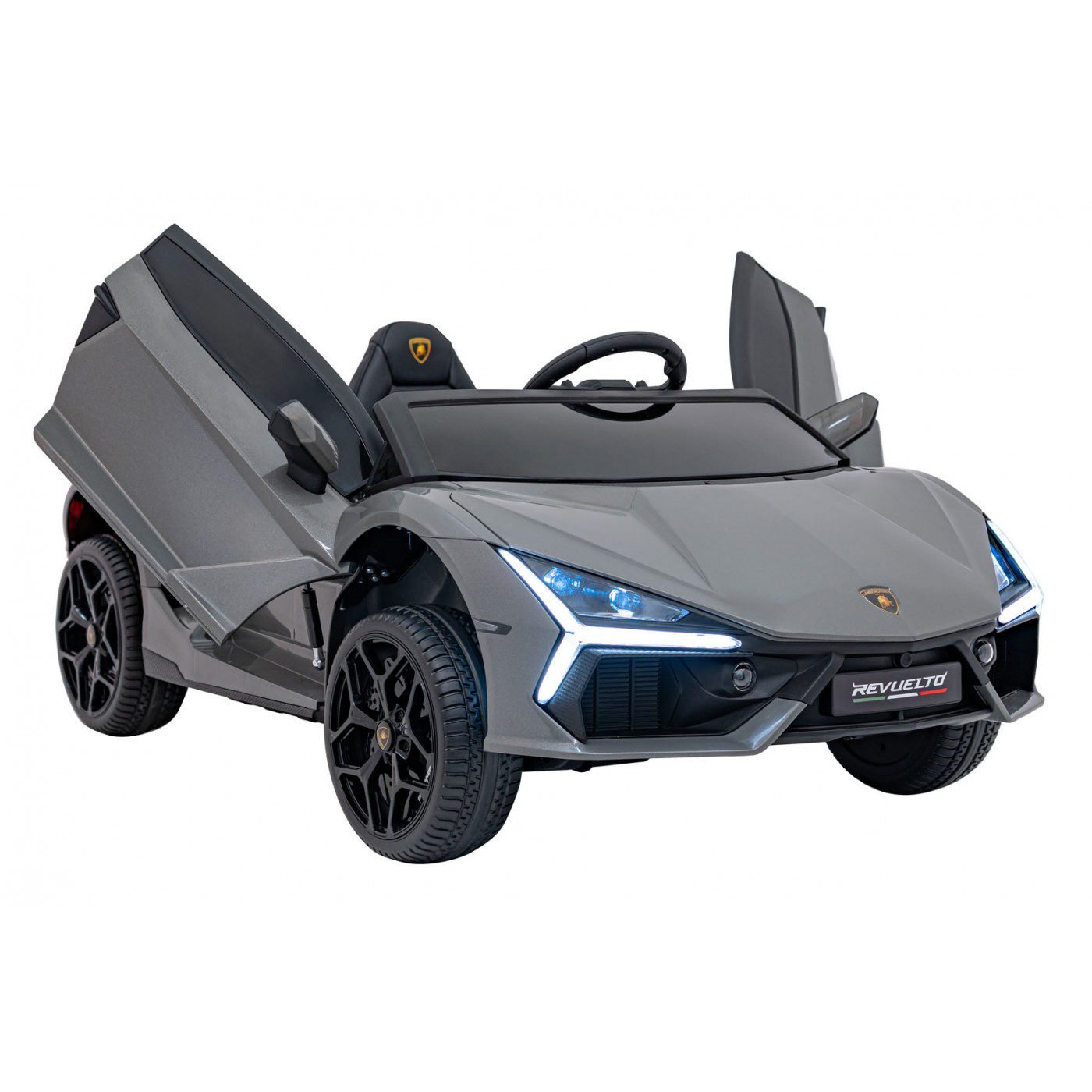 Лицензирана акумулаторна кола Lamborghini Revuelto XL, MP3, 4х4, 24V7AH, 800W, EVA гуми - Image 7