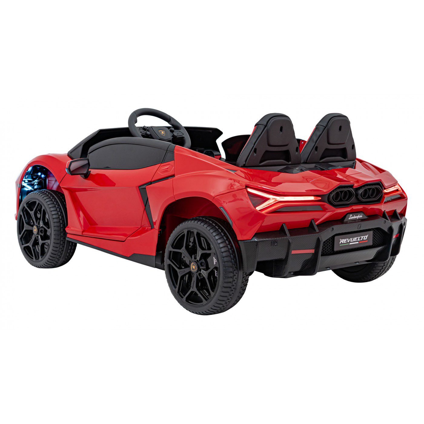 Лицензирана акумулаторна кола Lamborghini Revuelto XL, MP4, 24V7AH, 800W, EVA гуми - Image 10