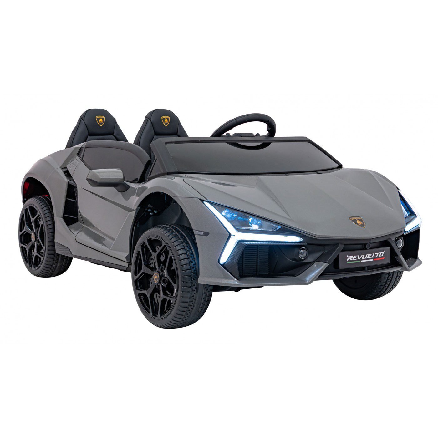 Лицензирана акумулаторна кола Lamborghini Revuelto XL, MP3, 4х4, 24V7AH, 800W, EVA гуми - Image 4