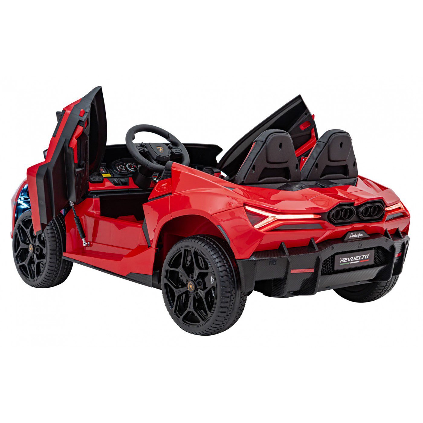 Лицензирана акумулаторна кола Lamborghini Revuelto XL, MP4, 24V7AH, 800W, EVA гуми - Image 7