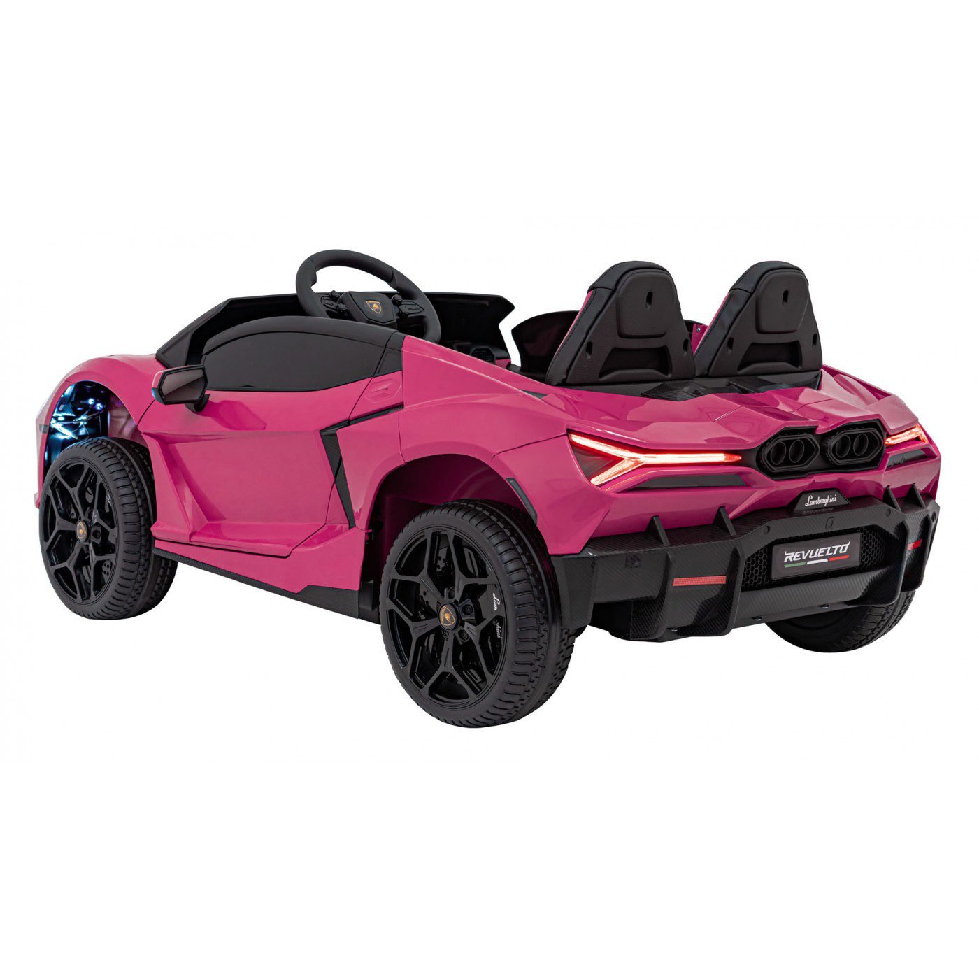 Лицензирана акумулаторна кола Lamborghini Revuelto XL, MP4, 24V7AH, 800W, EVA гуми - Image 11