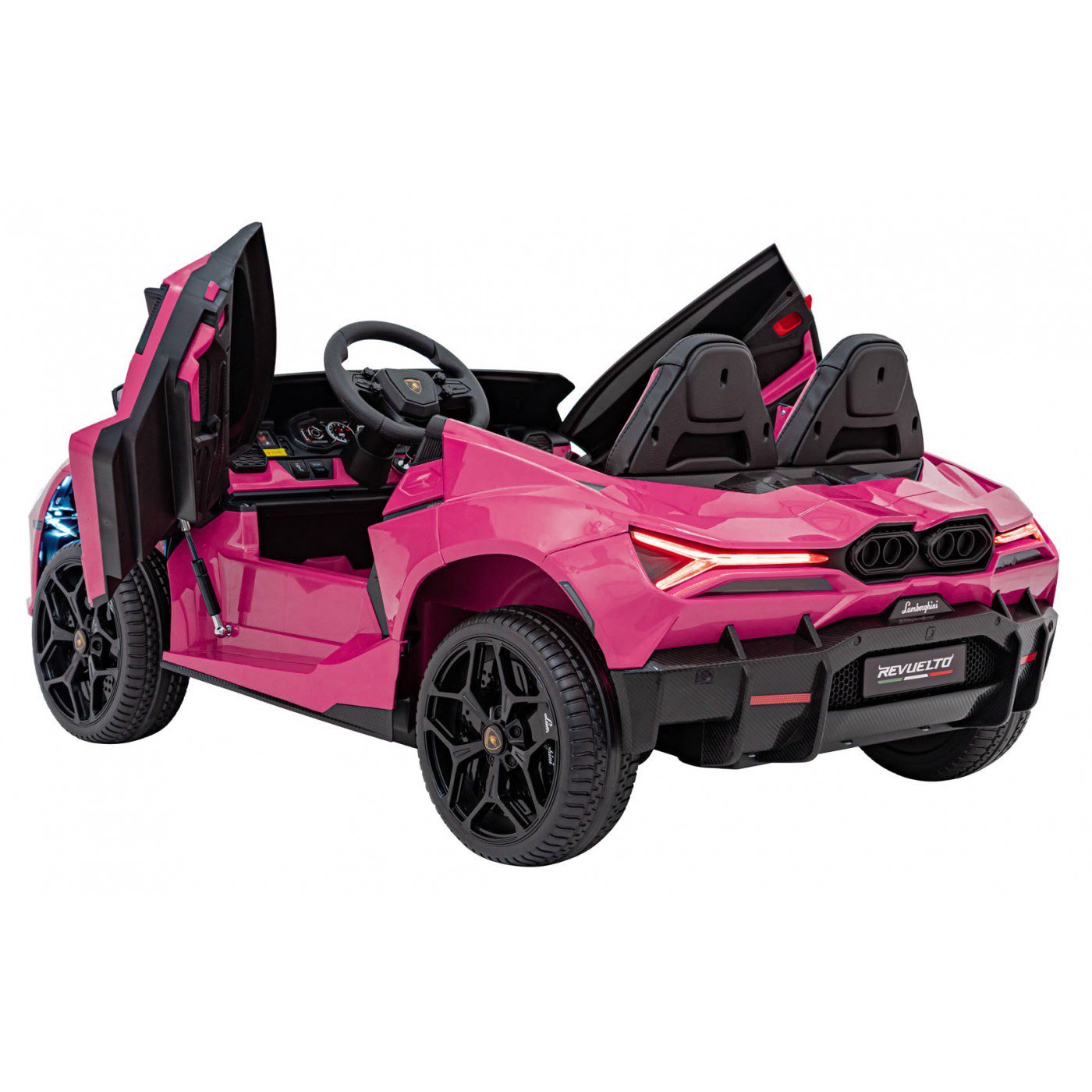 Лицензирана акумулаторна кола Lamborghini Revuelto XL, MP4, 24V7AH, 800W, EVA гуми - Image 12