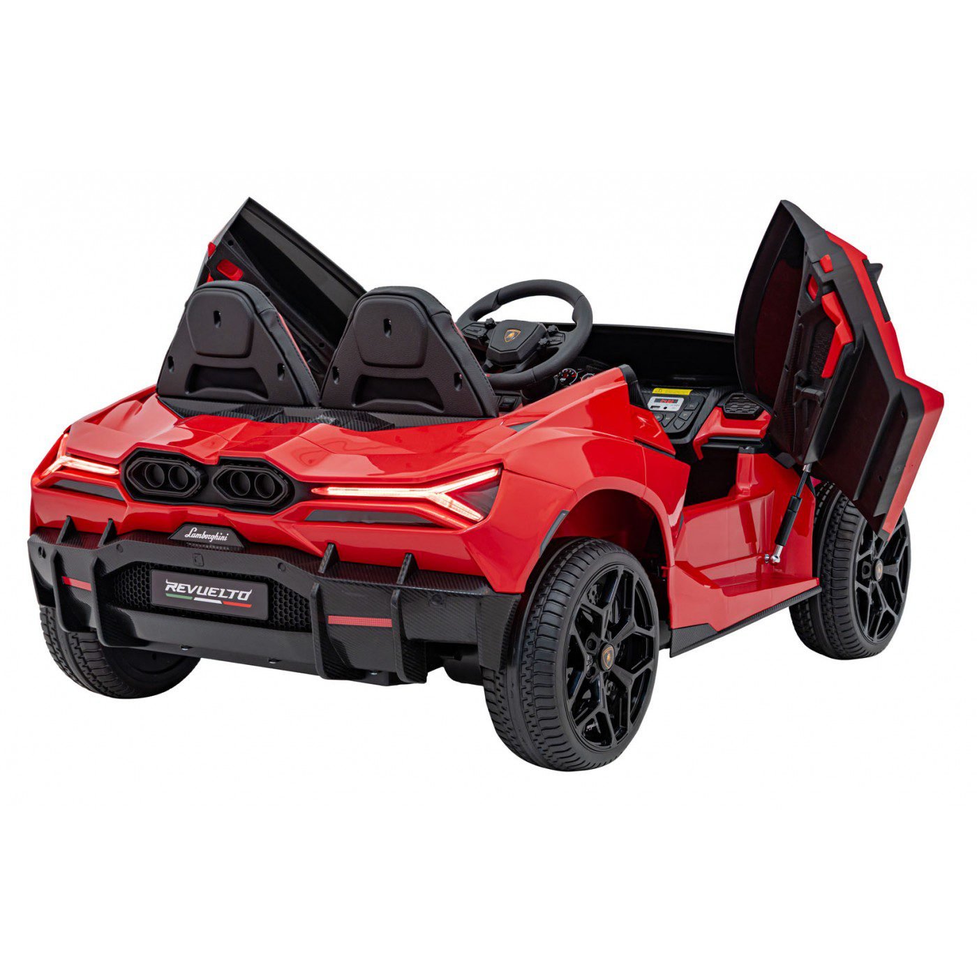 Лицензирана акумулаторна кола Lamborghini Revuelto XL, MP4, 24V7AH, 800W, EVA гуми - Image 13