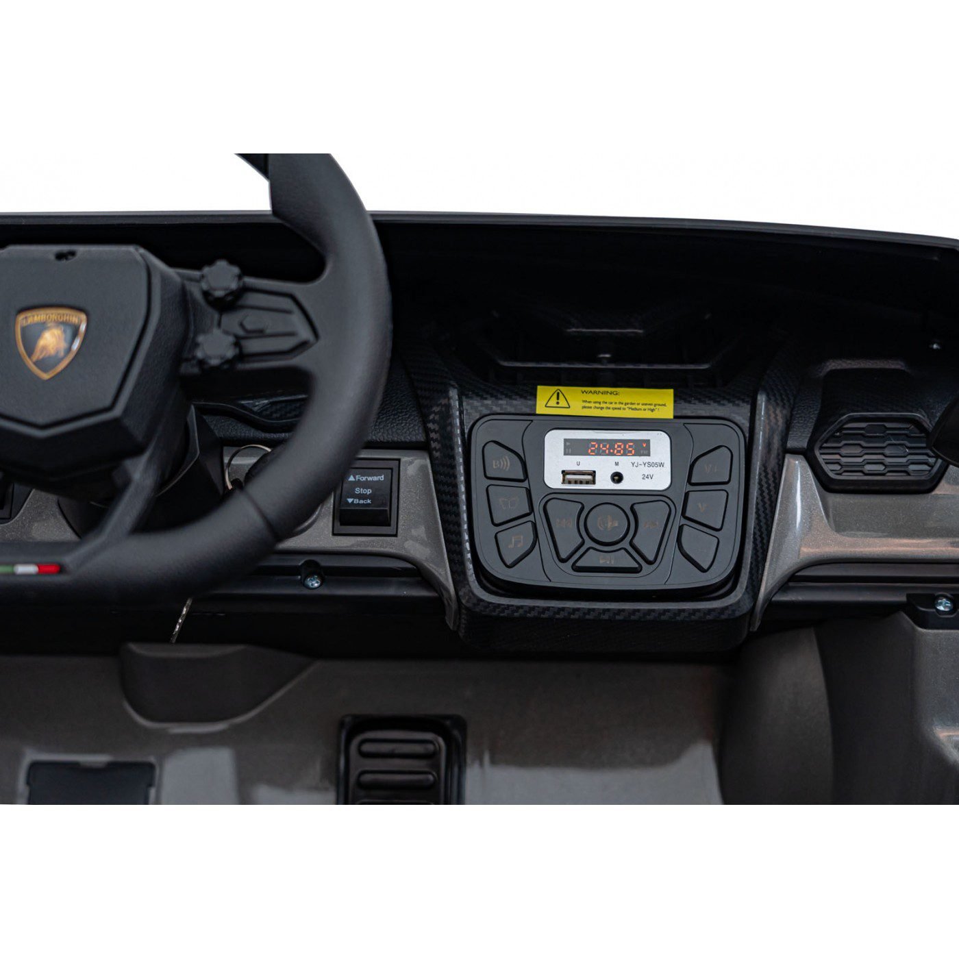 Лицензирана акумулаторна кола Lamborghini Revuelto XL, MP3, 4х4, 24V7AH, 800W, EVA гуми - Image 19
