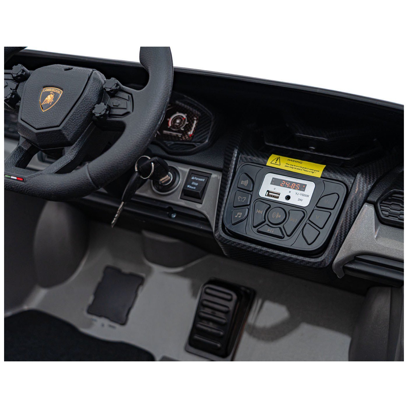 Лицензирана акумулаторна кола Lamborghini Revuelto XL, MP3, 4х4, 24V7AH, 800W, EVA гуми - Image 18