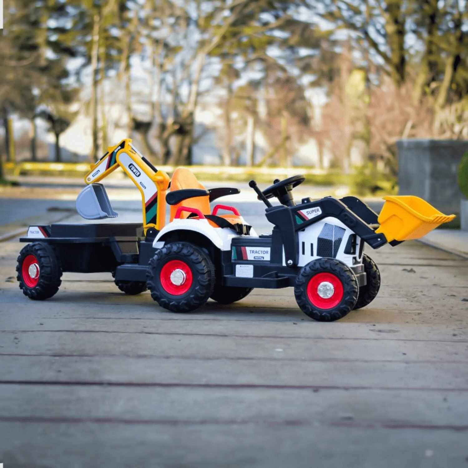 Детски Акумулаторен Трактор, BRJ1588, 70W, 12V7Ah, R/C 2.4G - Image 4
