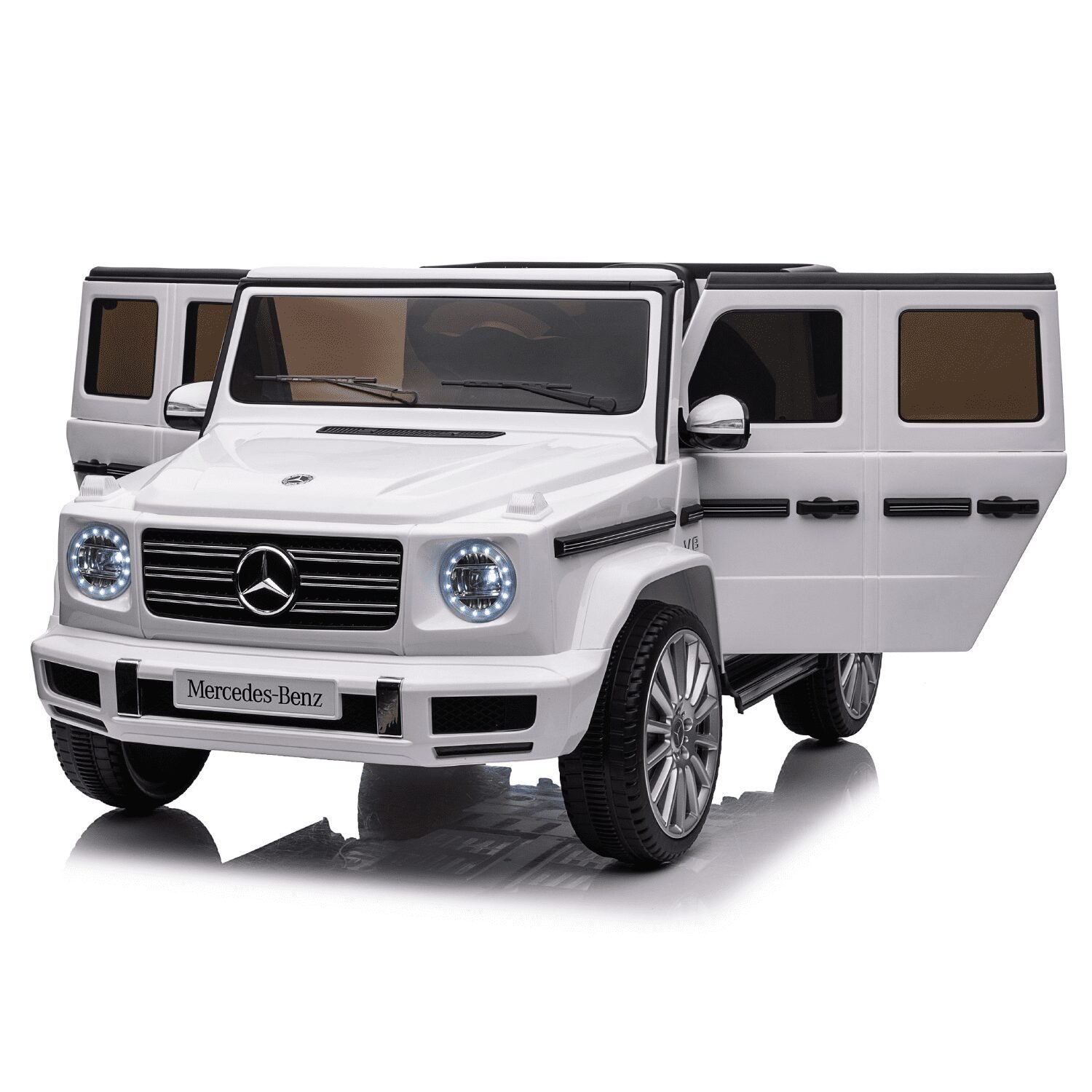 Лицензиран акумулаторен джип Mercedes Benz G500, 100W, 12V10AH, R/C 2.4G, EVA гуми - Image 4