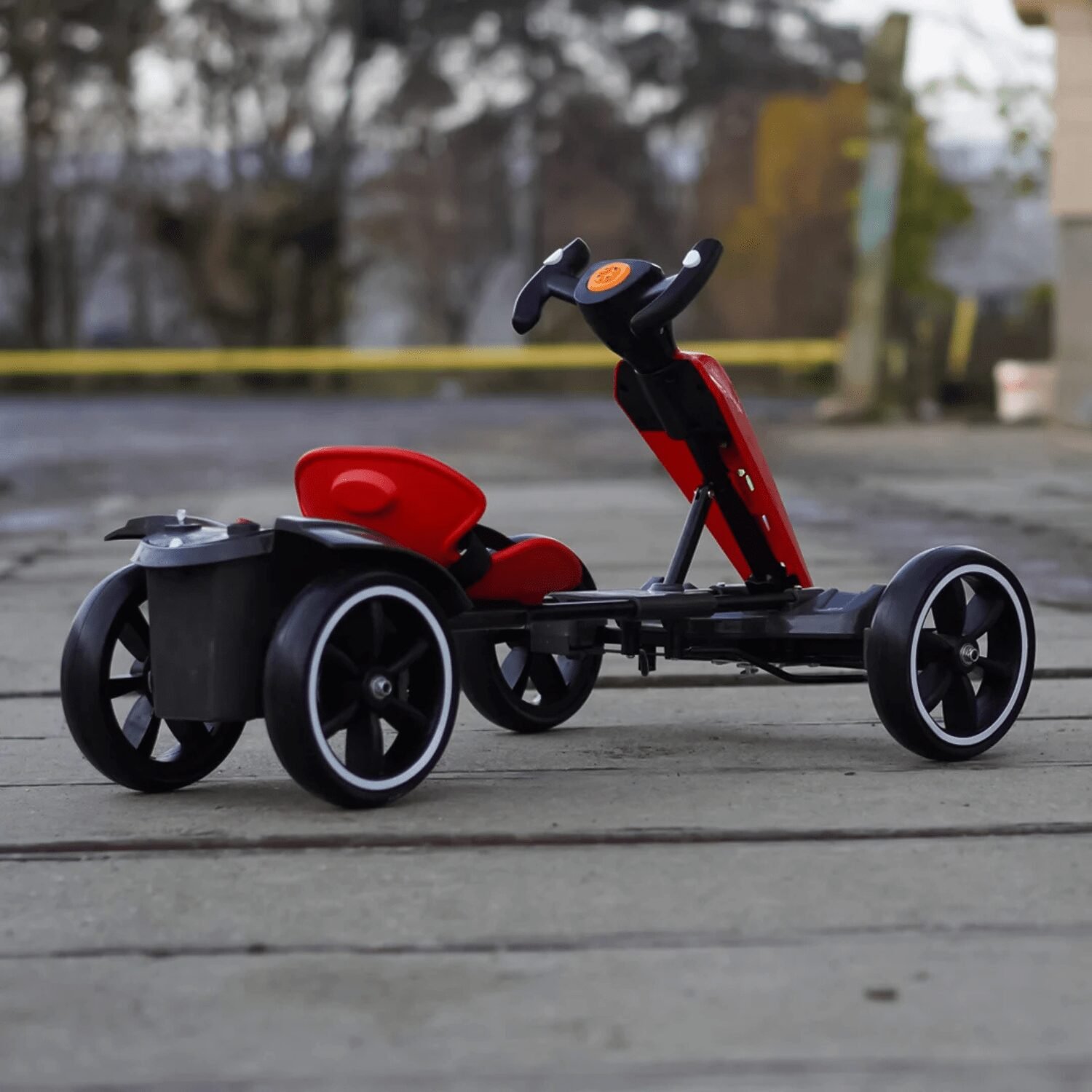 Детски акумулаторен картинг GoKart V2, 12V/7Ah, 45W, EVA гуми, сгъваем, R/C 2.4G - Image 10