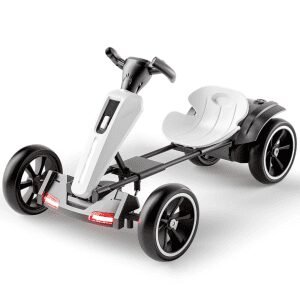 Детски акумулаторен картинг GoKart V2, 12V/7Ah, 45W, EVA гуми, сгъваем, R/C 2.4G