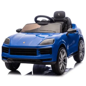Лицензиран акумулаторен джип Porsche Cayenne , 100W,12V7AH, R/C 2.4G, EVA гуми