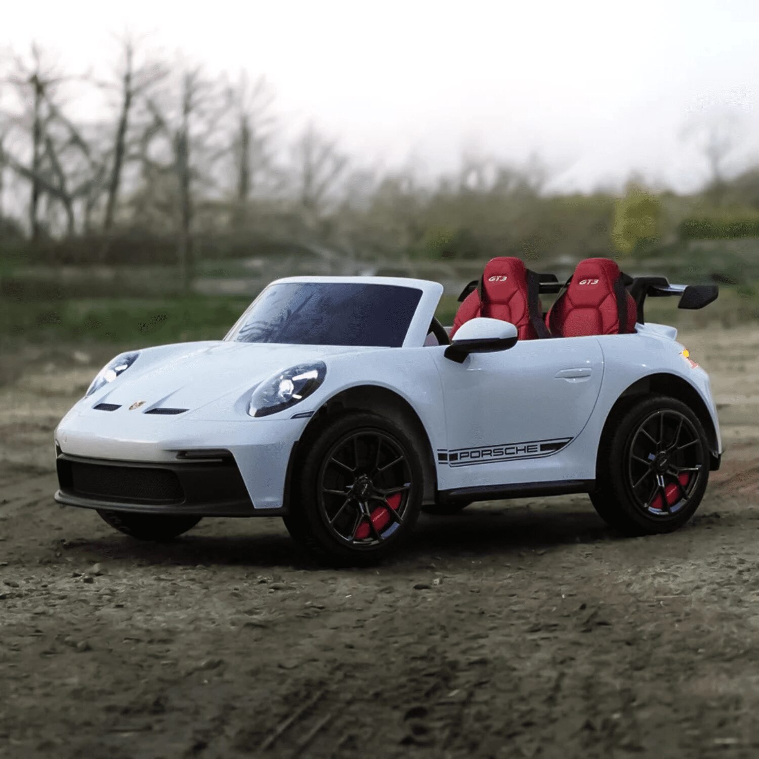 Лицензирана акумулаторна кола Porsche 911 2026, GT3, 24V14Ah, 400W, Надуваеми Гуми, Безчеткови мотори - Image 3