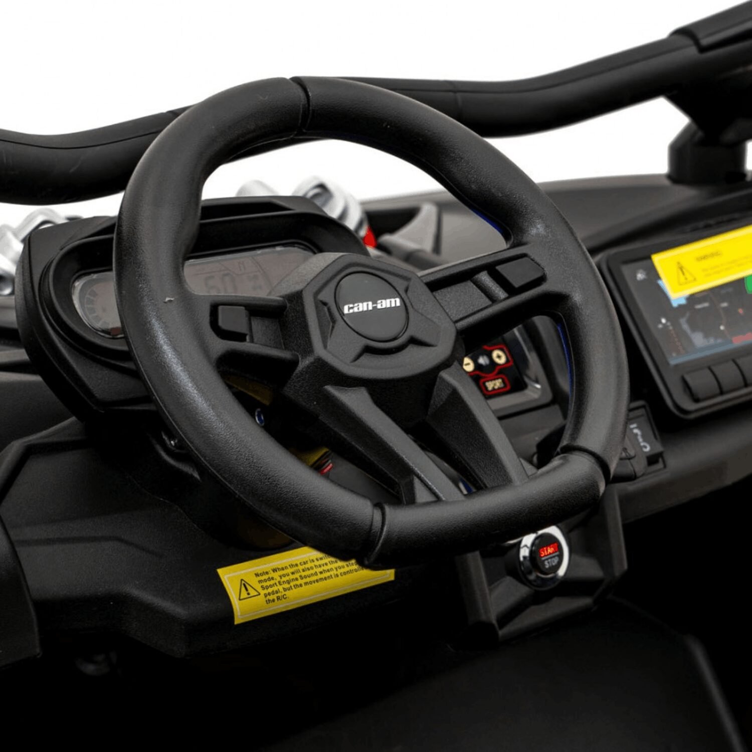 Лицензирано Акумулаторно UTV Can-Am MAVERICK 24V/14Ah, 640W, Надуваеми гуми, Безчеткови мотори - Image 2