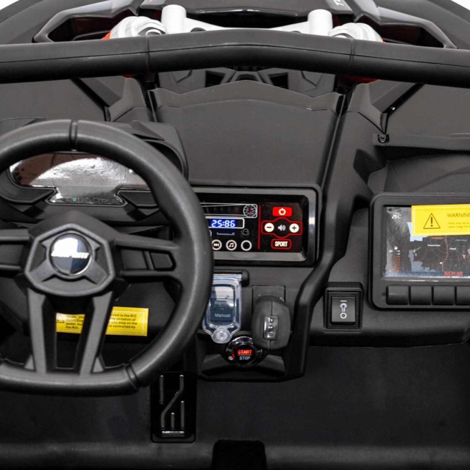 Лицензирано Акумулаторно UTV Can-Am MAVERICK 24V/14Ah, 640W, Надуваеми гуми, Безчеткови мотори - Image 11