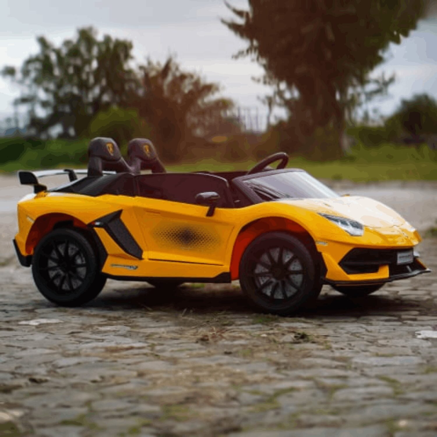 Лицензирана Акумулаторна Кола Lamborghini Aventador Xago, 12V/7Ah, 90W, MP4, R/C - Image 11