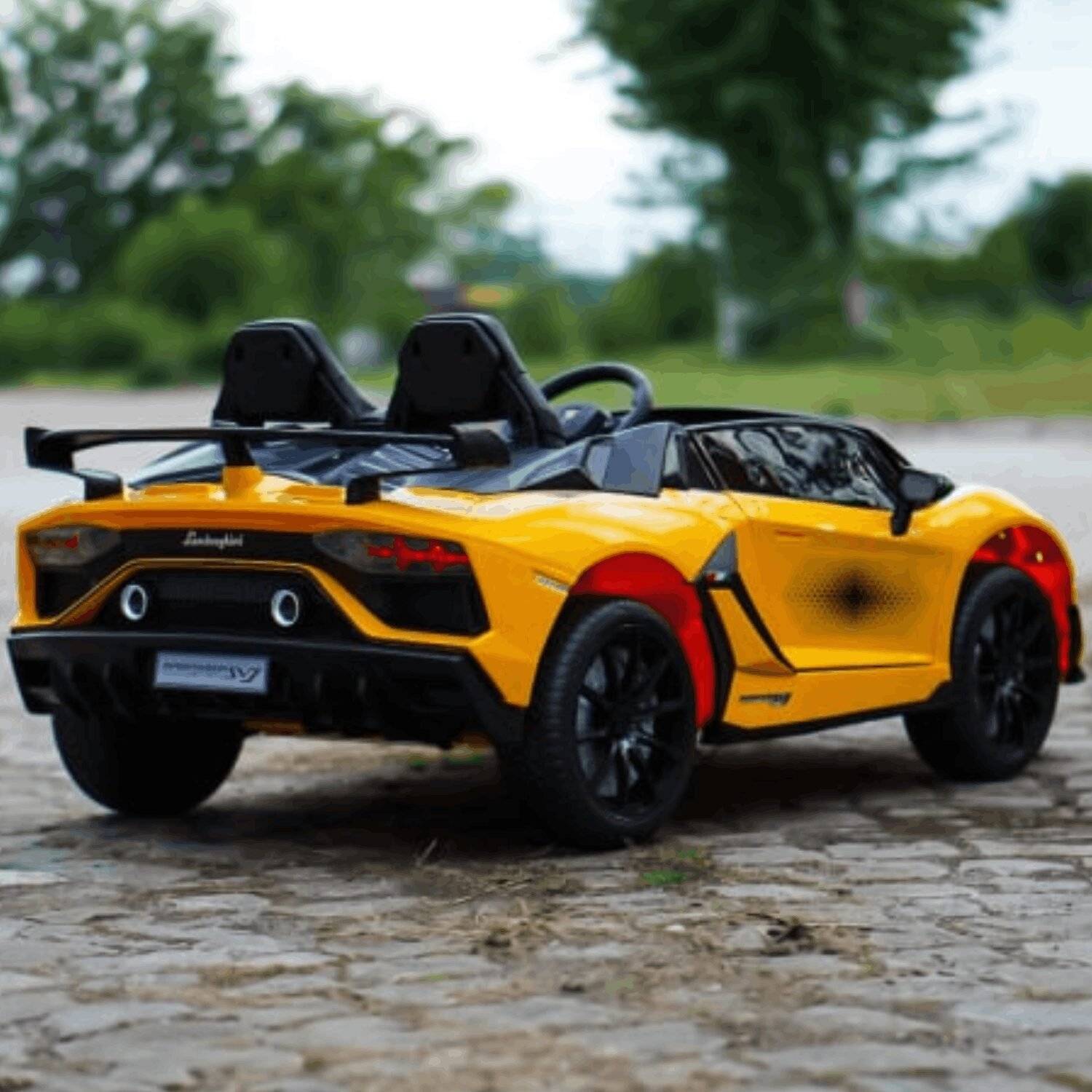 Лицензирана Акумулаторна Кола Lamborghini Aventador Xago, 12V/7Ah, 90W, MP4, R/C - Image 15