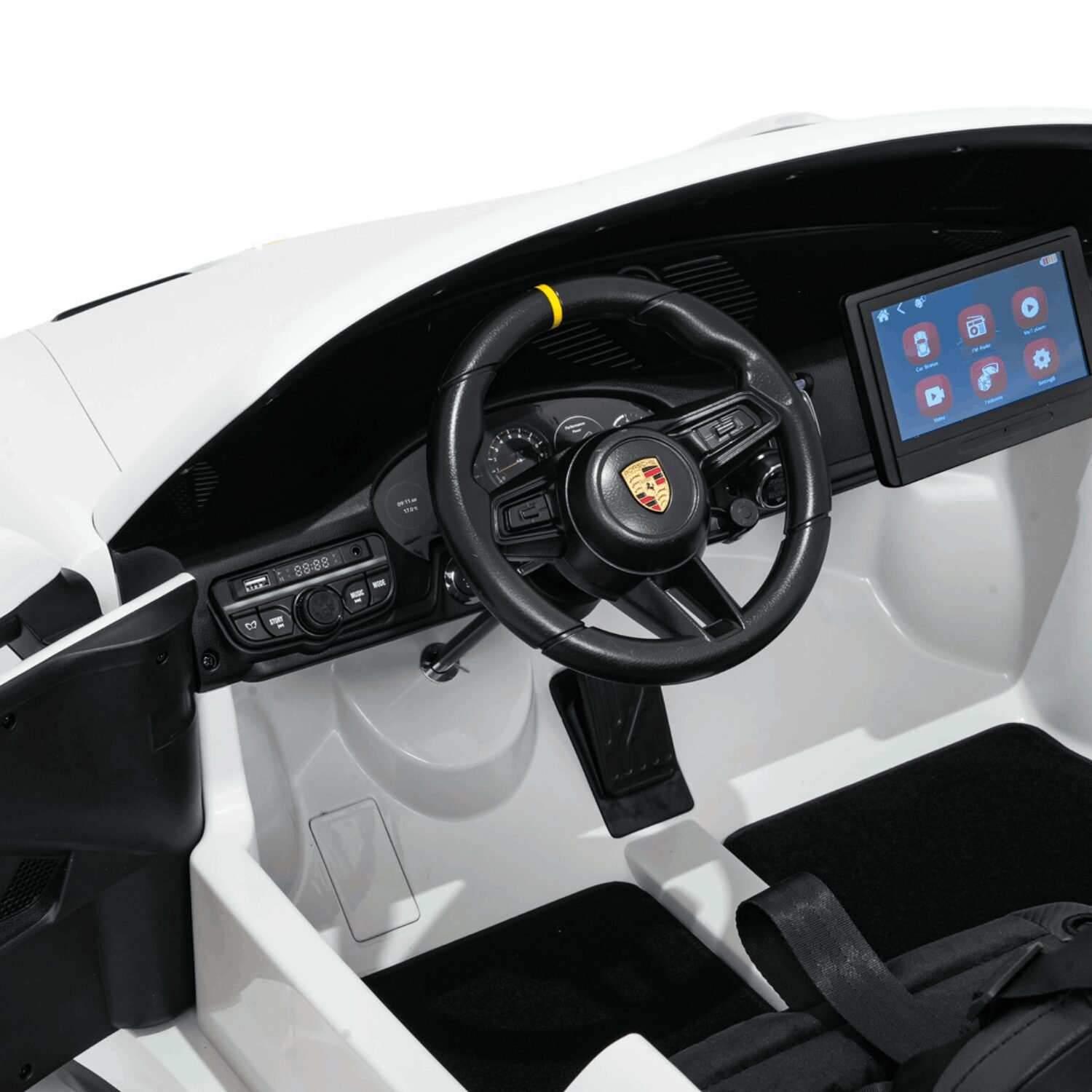 Лицензирана акумулаторна кола PORSCHE 911 2026, GT3, 24V10Ah, 600W, EVA Гуми, MP4 Плеър - Image 8