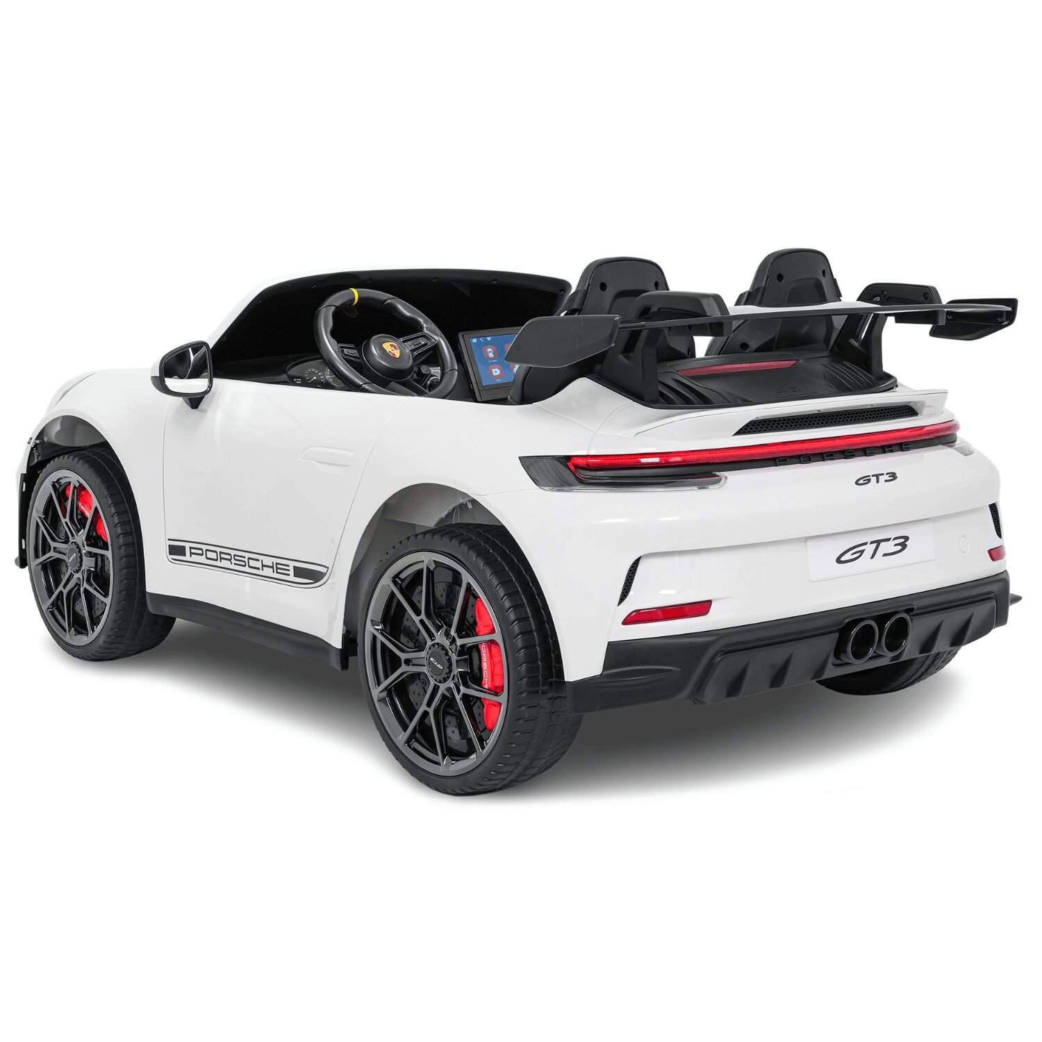 Лицензирана акумулаторна кола PORSCHE 911 2026, GT3, 24V10Ah, 600W, EVA Гуми, MP4 Плеър - Image 3