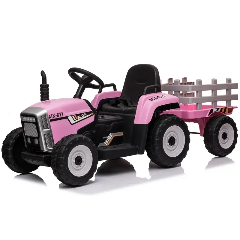 tractoras-electric-bj-611-60w-12v-cu-remorca-si-telecomanda-roz-729339 (1)