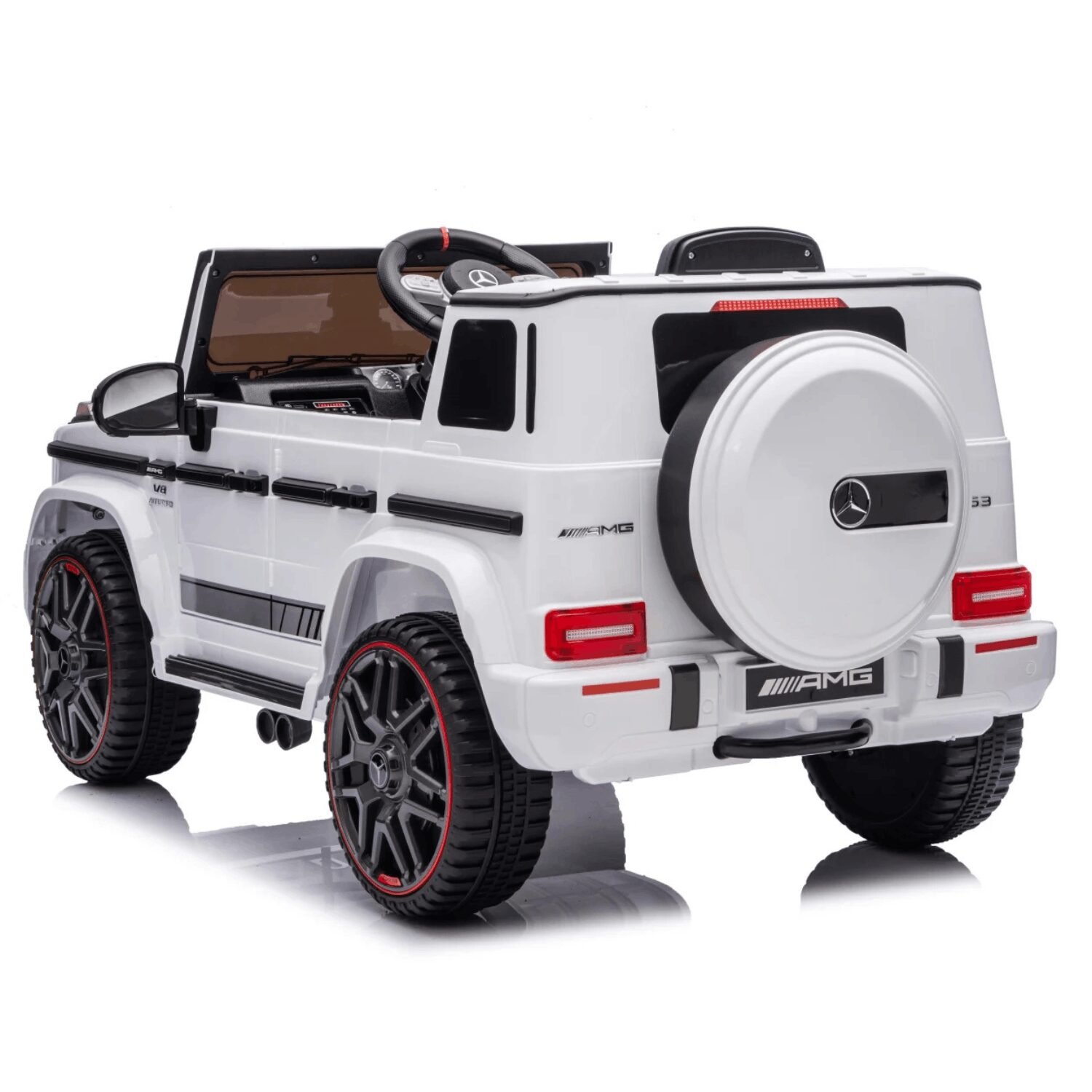 Лицензиран Акумулаторен Джип Mercedes G63 AMG, 120W, 12V/7Ah, EVA гуми, R/C - Image 10