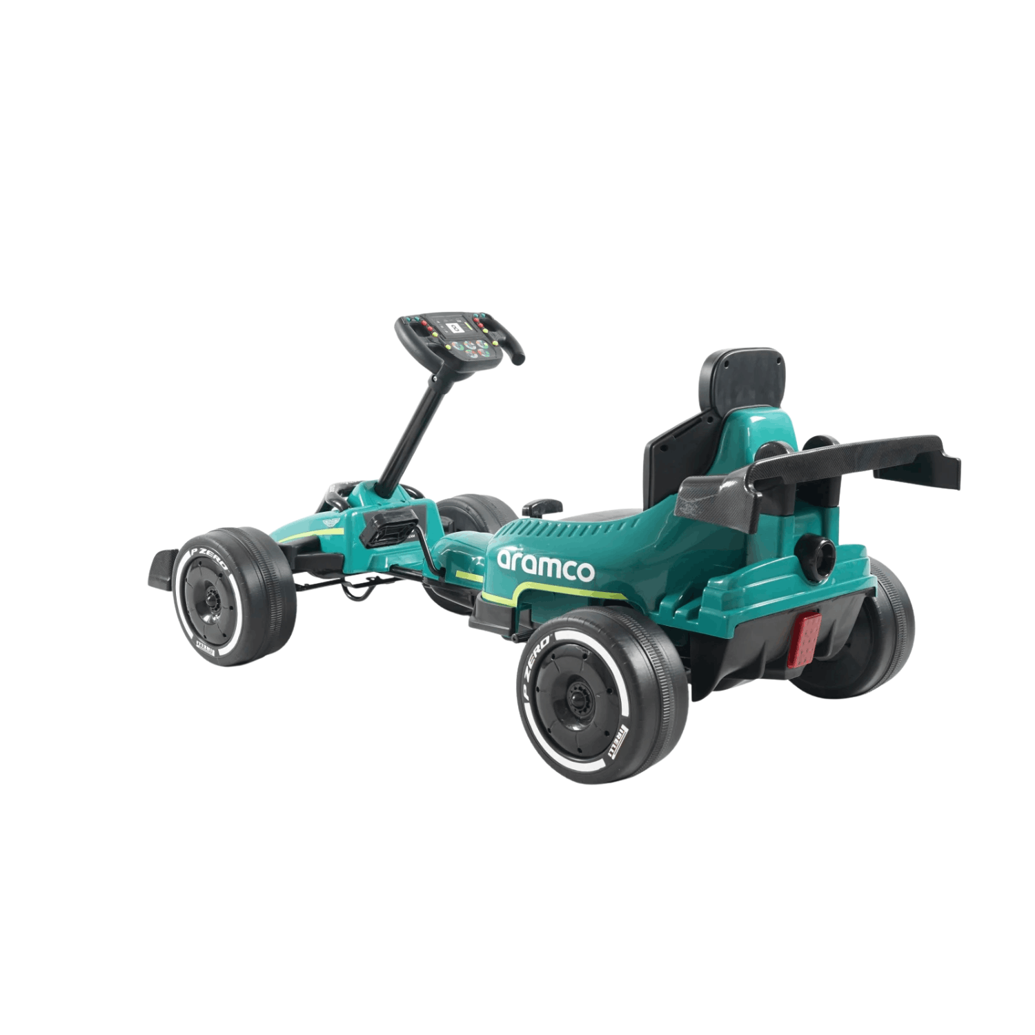 Лицензиран Детски Картинг Aston Martin Formula 1 Педално Задвижване, Ева Гуми - Image 7