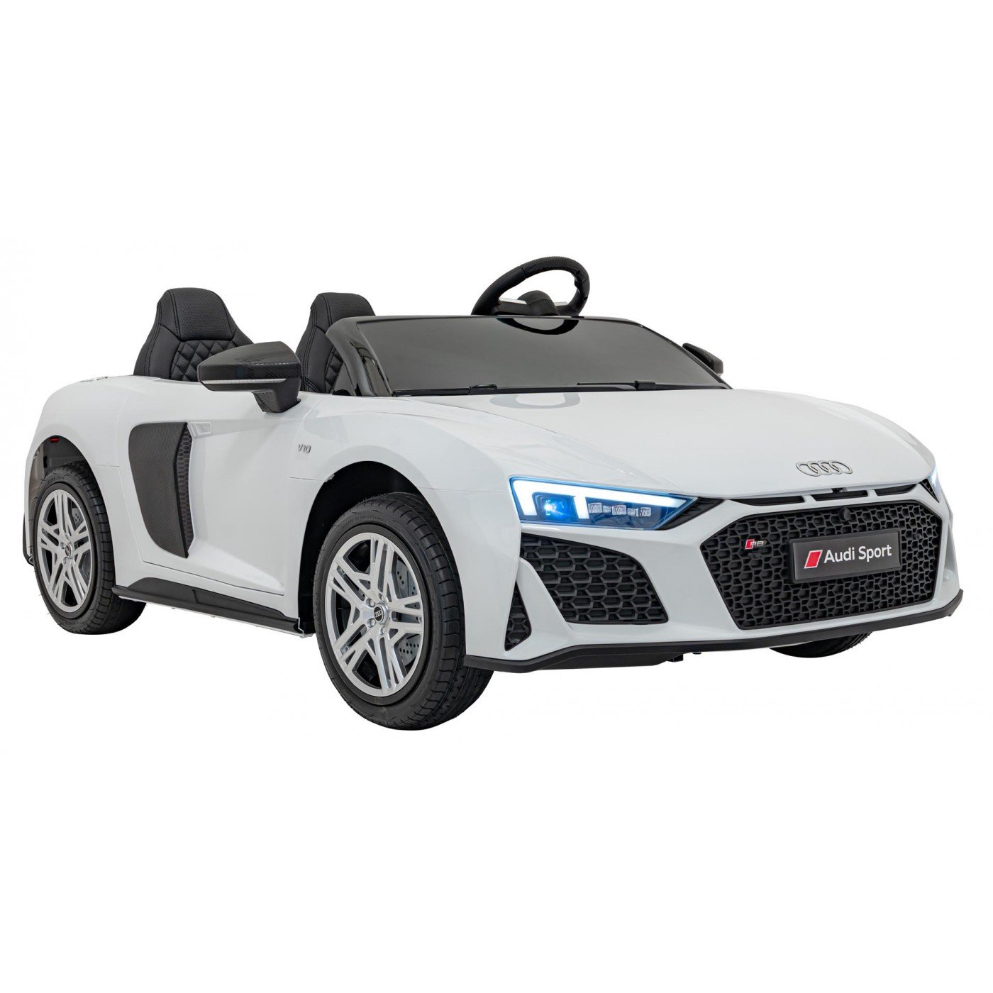 Лицензирана Акумулаторна Кола Audi R8 Premium, 400W, 24V/14Ah, EVA гуми, MP3, R/C 2.4G - Image 11