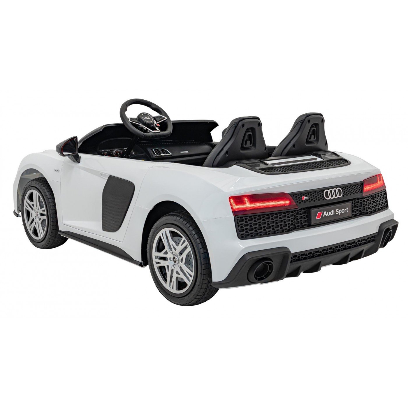 Лицензирана Акумулаторна Кола Audi R8 Premium, 400W, 24V/14Ah, EVA гуми, MP3, R/C 2.4G - Image 9