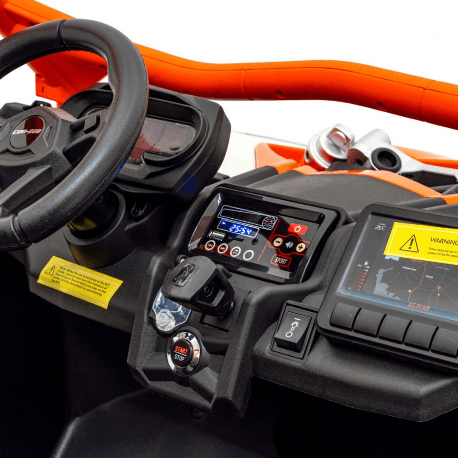 Лицензирано Акумулаторно UTV Can-Am MAVERICK 24V/14Ah, 640W, Надуваеми гуми, Безчеткови мотори - Image 24